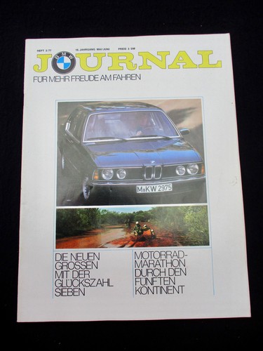 Bmw journal 7er neu e23 - ,