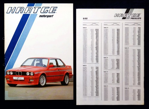 Hartge bmw prospekt mit - hartge,