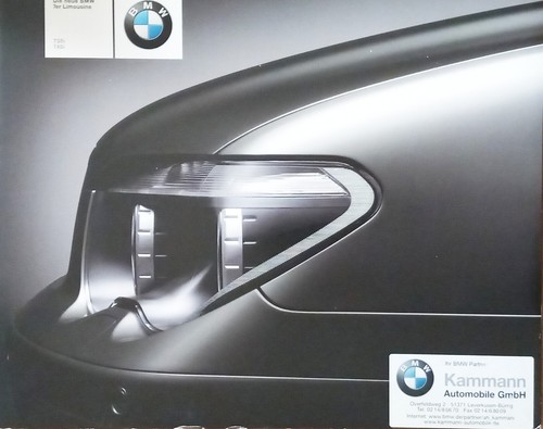 Bmw 7er prospekt - bmw, 02/01