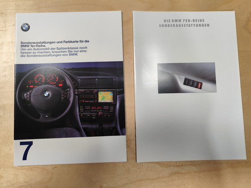 Prospekte bmw 7er - 2x,