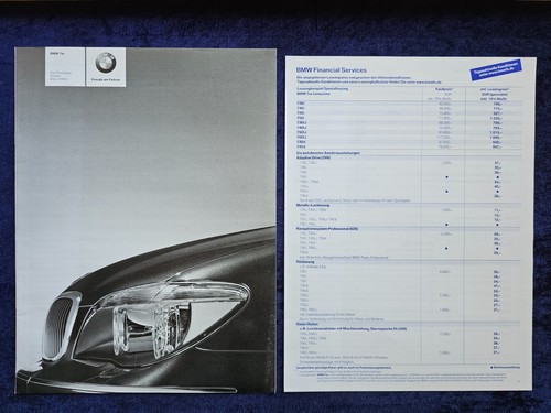 Bmw 7er preisliste - 7er,