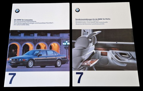 Bmw 7er e38 prospekt brochure - bmw,