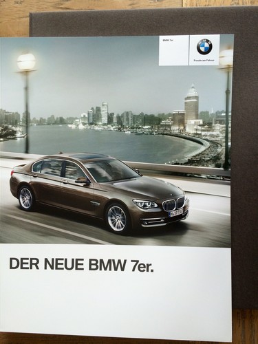 Prospekt brochure bmw f01 7er - brochure,