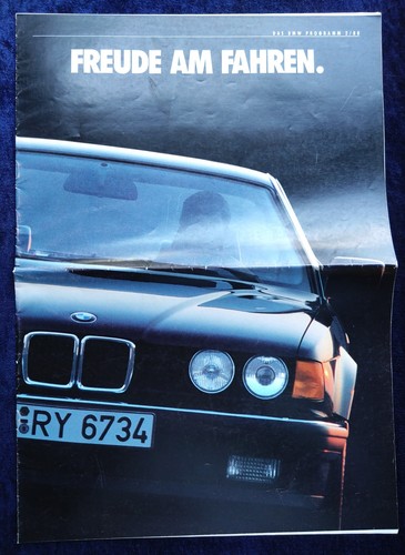 Bmw pkw programm prospekt - bmw, programm,
