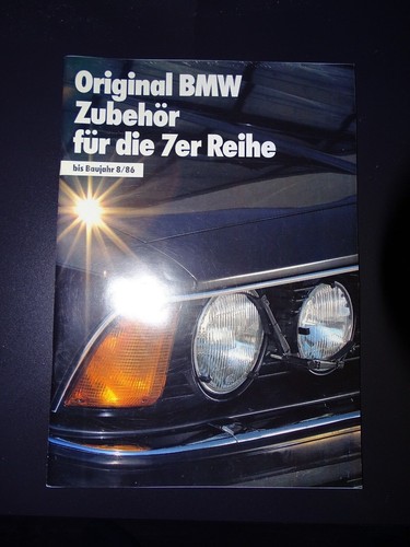 Bmw prospekt zubehör - prospekt, die