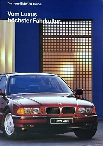 Bmw 7er prospekt brochure - 7er,