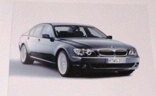 Autoprospekt der bmw 7er - ",