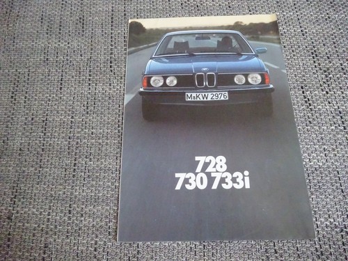 Bmw 7er e23 prospekt brochure - 7er,