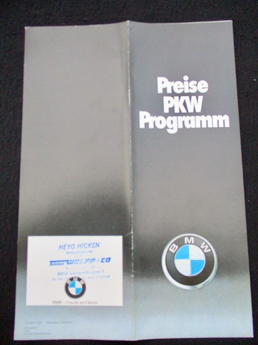 Bmw preise 3er 5er - bmw, 6er